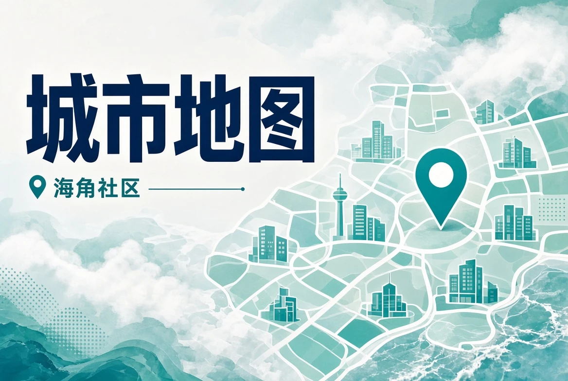 海角社区城市地图